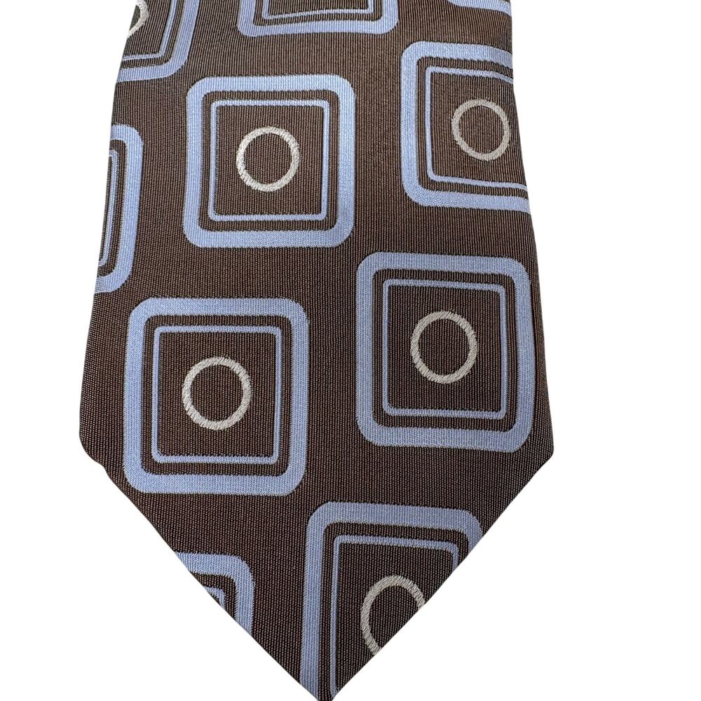 Ted Baker Silk Ties LOT 4 Geo Mid Mod Stripe Dot Paisley Classic Old Money Suit - Picture 5 of 6